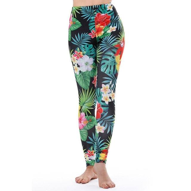 Leggingsit Naiset Legg Fitness Leggingsit Seksikkäät Housut Korkea Vyötärö Push Up Kiiltävä 3d Painettu Rainbow Star Kissa Donitsit