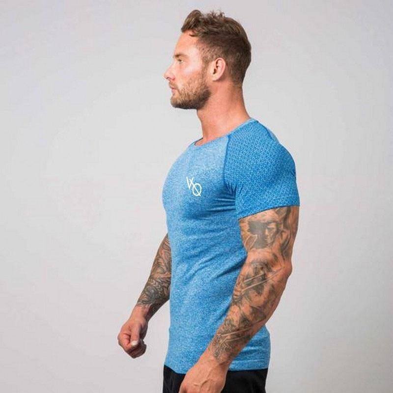 Juoksupaita Miesten Kompressiohousut Miesten Lyhythihaiset T-paidat Quick Dry Sport Jersey Gym Fitness Top