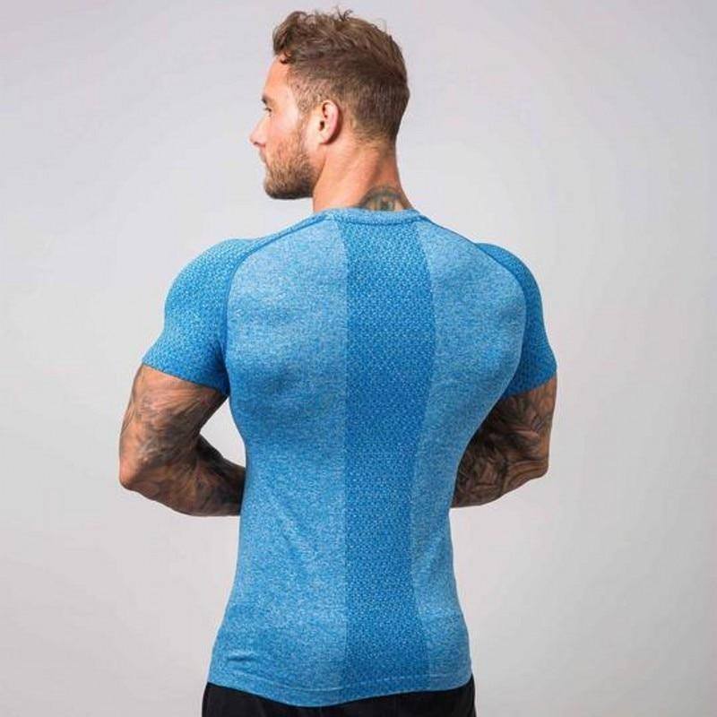 Juoksupaita Miesten Kompressiohousut Miesten Lyhythihaiset T-paidat Quick Dry Sport Jersey Gym Fitness Top