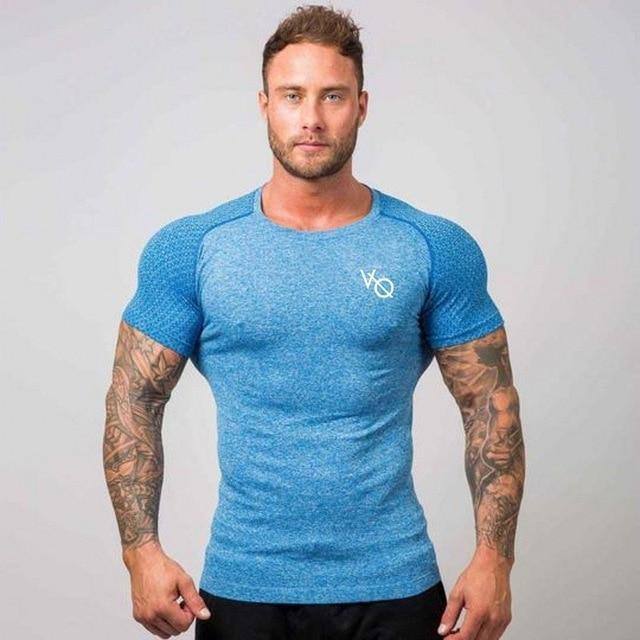 Juoksupaita Miesten Kompressiohousut Miesten Lyhythihaiset T-paidat Quick Dry Sport Jersey Gym Fitness Top