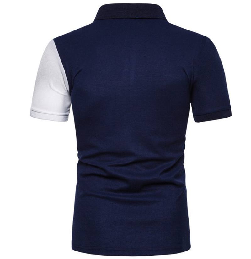 Painettu Lyhythihainen Käänne T-paita Polo Shirt