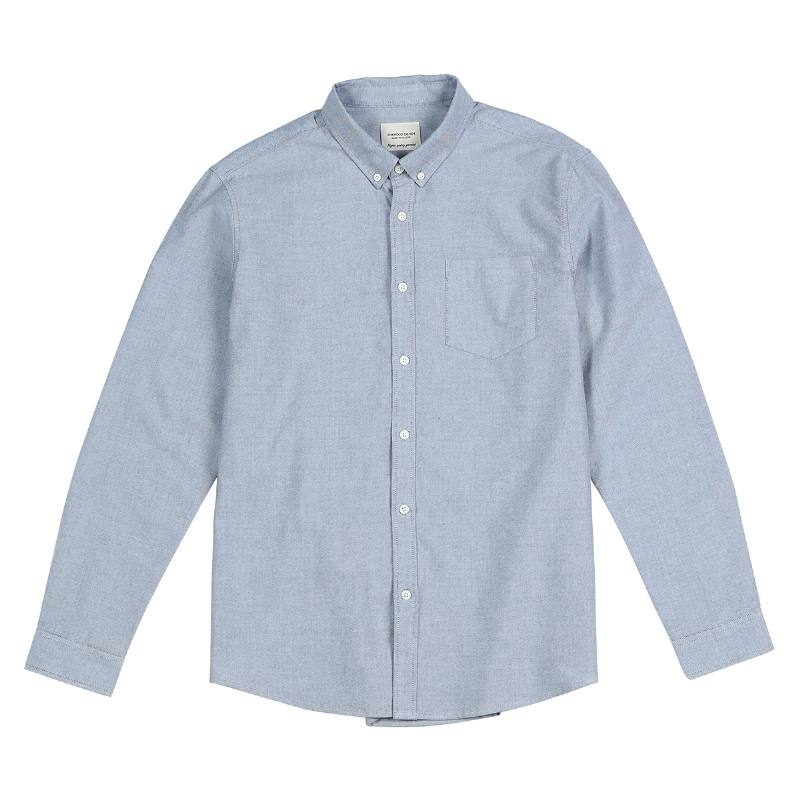 Spring New Cotton Shirt Miesten Alaosainen Oxford-paita