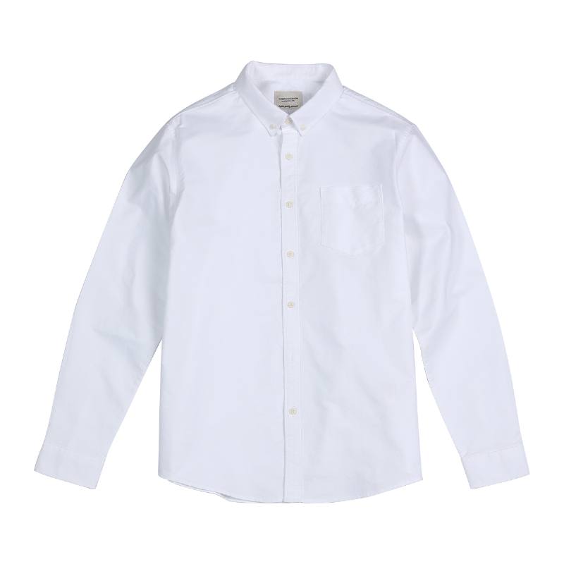 Spring New Cotton Shirt Miesten Alaosainen Oxford-paita