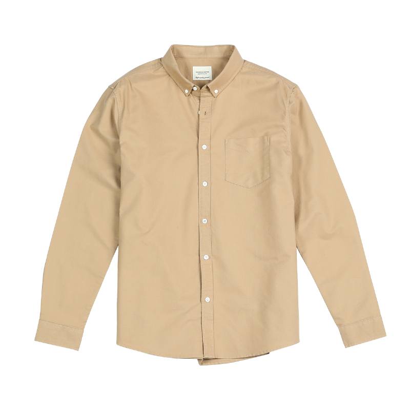 Spring New Cotton Shirt Miesten Alaosainen Oxford-paita