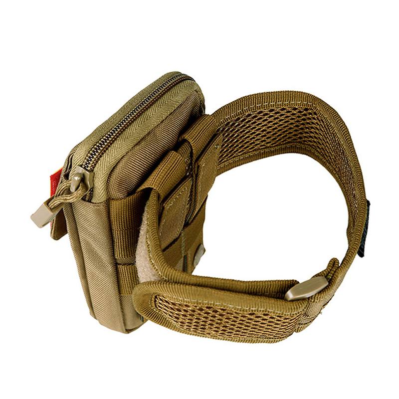 Miesten Nylon Tactical Käsilaukku Molle Edc Pussi Matkapuhelimen Kukkaro Vyö Vyölaukku