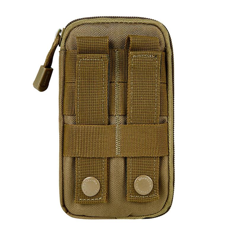 Miesten Nylon Tactical Käsilaukku Molle Edc Pussi Matkapuhelimen Kukkaro Vyö Vyölaukku