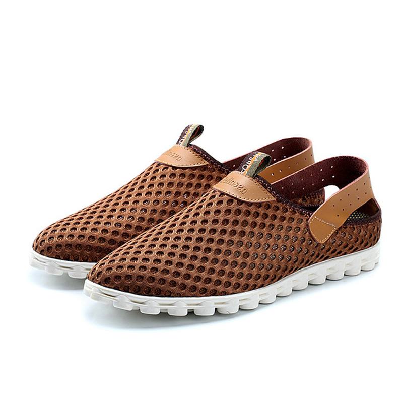 Us-kokoiset 6.5-11 Hengittävät Mesh-urheilukengät Slip On Outdoor Sport Sneaker Kengät