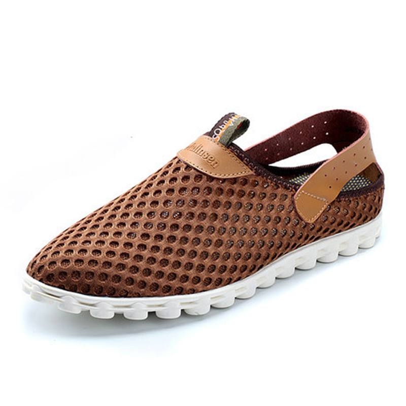 Us-kokoiset 6.5-11 Hengittävät Mesh-urheilukengät Slip On Outdoor Sport Sneaker Kengät