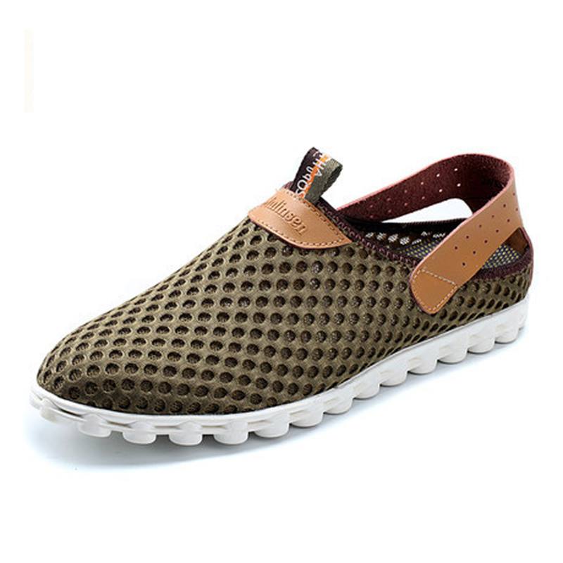 Us-kokoiset 6.5-11 Hengittävät Mesh-urheilukengät Slip On Outdoor Sport Sneaker Kengät