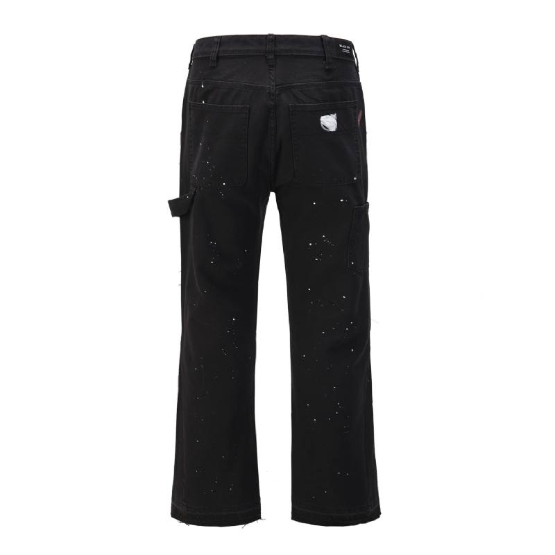 Cargo Pants Retrofit Style Inkjet Levenevät Housut