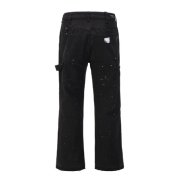 Cargo Pants Retrofit Style Inkjet Levenevät Housut