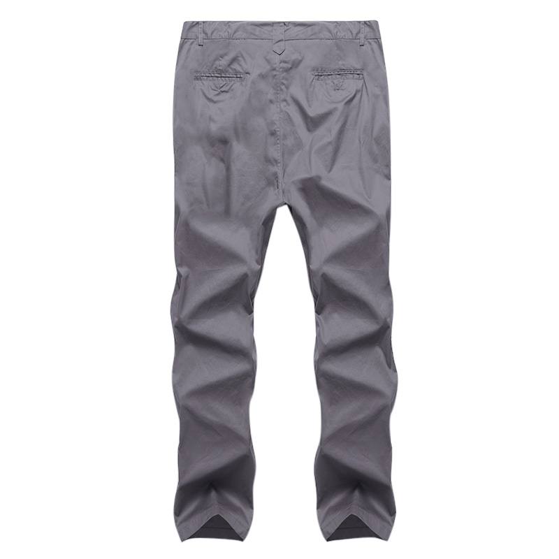 Miesten Regular Fit Housut Cargo Chino Business Rento Pitkät Housut Slack Plus Koko