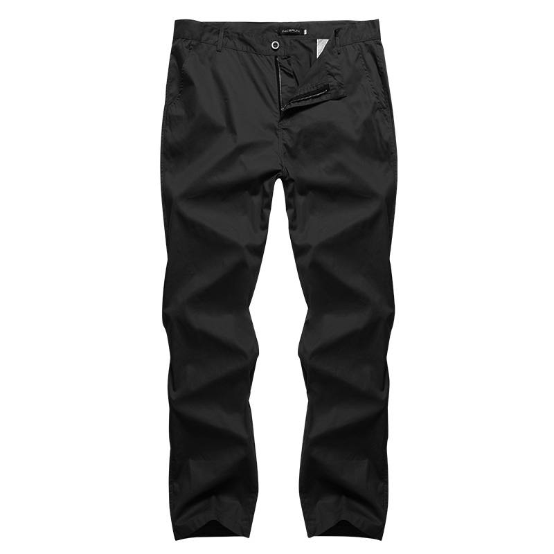 Miesten Regular Fit Housut Cargo Chino Business Rento Pitkät Housut Slack Plus Koko