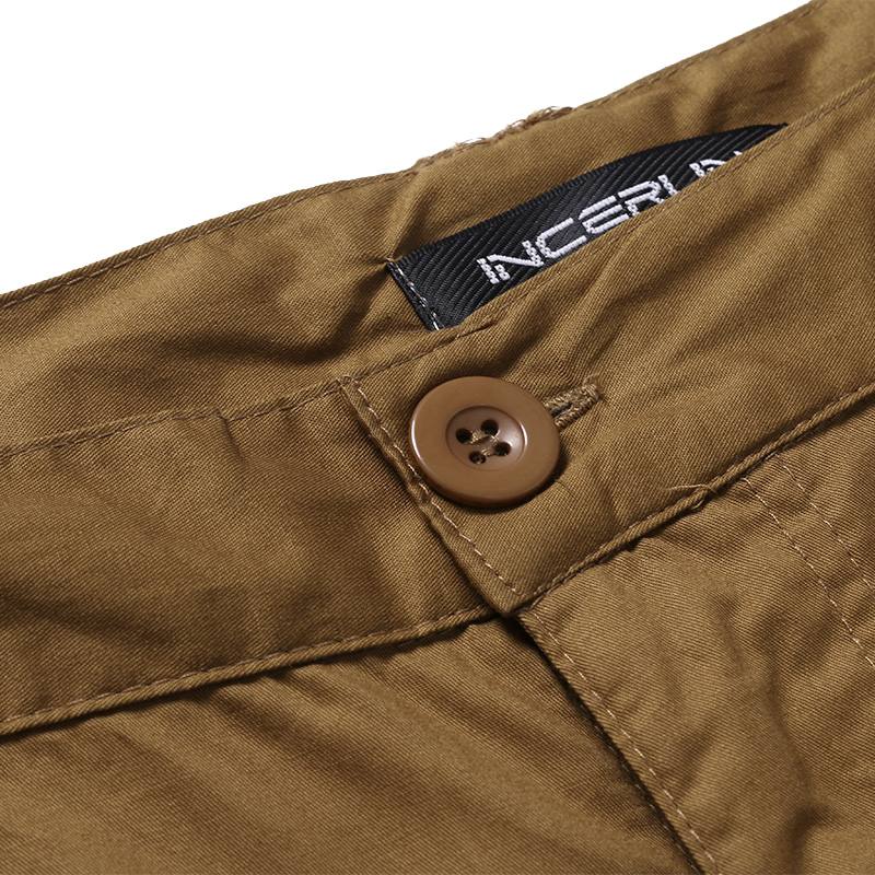 Miesten Regular Fit Housut Cargo Chino Business Rento Pitkät Housut Slack Plus Koko