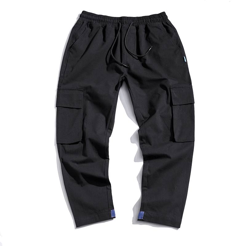 Muoti High Sense Of Design Sense Of Student Rento Ninth Pants