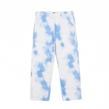 National Tide Gradient Tie-dye Haalarit Eurooppalaiset Ja Pohjoisamerikkalaiset Retrohousut Vapaat High Street