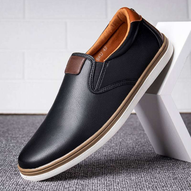 Miesten Retro Pehmeä Kävelypohja Rento Business Loafers