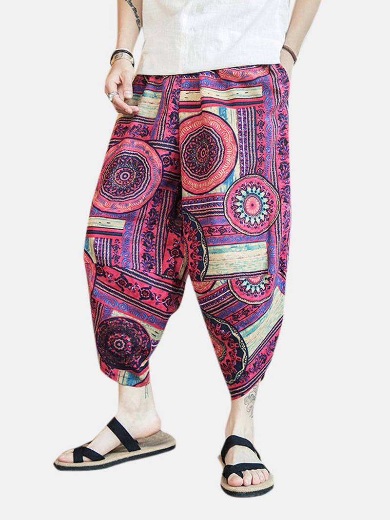 Etniseen Tyyliin Painatus Baggy Harem Pants