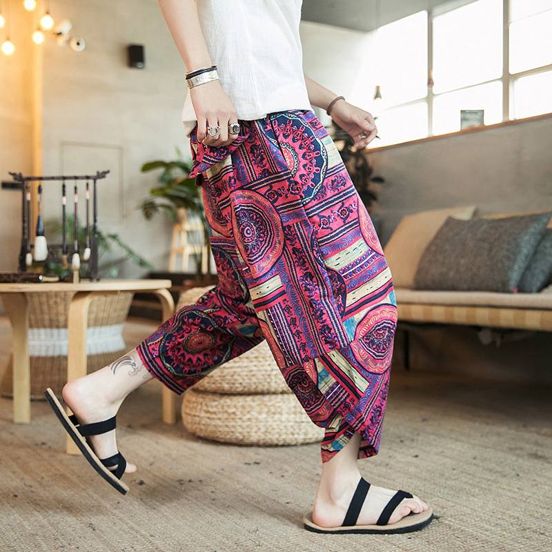 Etniseen Tyyliin Painatus Baggy Harem Pants