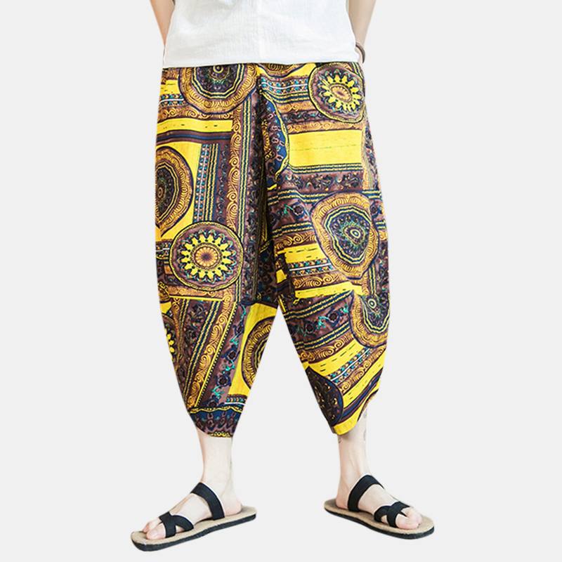 Etniseen Tyyliin Painatus Baggy Harem Pants