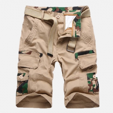 Miesten Naamiointi Multi Pockets Military Outdoor Rennot Shortsit