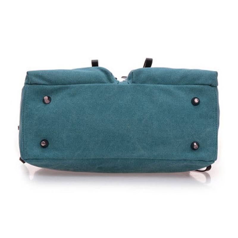 Naiset Miehet Canvas Multi Pocket Käsilaukut Rento Pillow Olkalaukut Crossbody Laukut