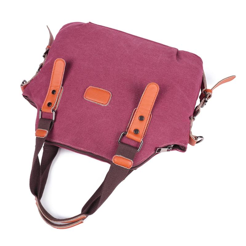 Naisten Canvas Rento Vintage Suuri Kapasiteetti Canvas Käsilaukku Olkalaukku Crossbody Laukut