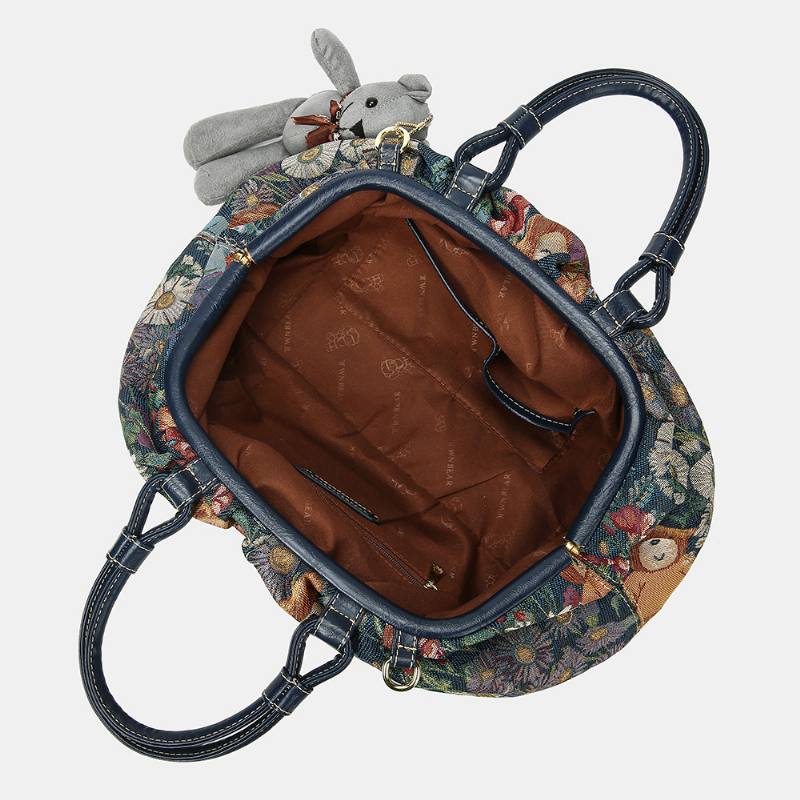 Naisten Karhukuvioinen Rento Käsilaukku Crossbody Bag