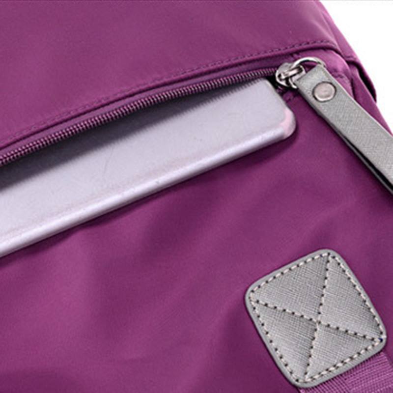 Naisten Nylon Kevyt Multi Pocket Big Capacity Käsilaukut Crossbody Laukut