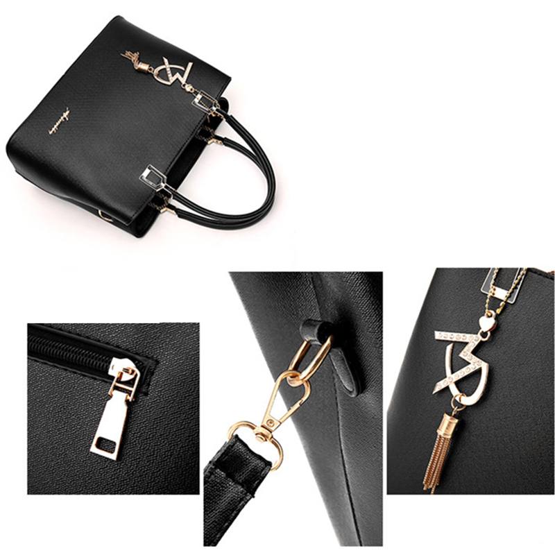 New Arrival Naisten Laukku Kangaskassi Käsilaukku Naisten Korean Sweet Tupsut Lady Muoti Käsilaukku Crossbody Olkalaukku