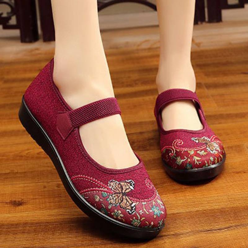 Naisten Liukumaton Kuminauha Mary Jane Flat Loafers