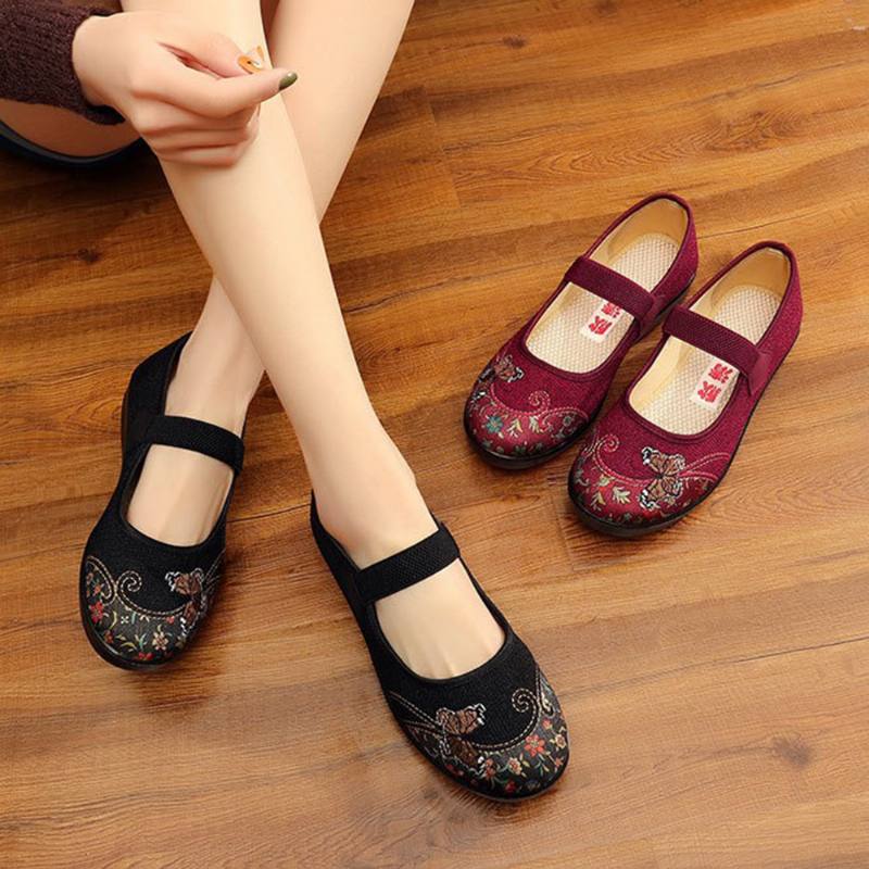 Naisten Liukumaton Kuminauha Mary Jane Flat Loafers