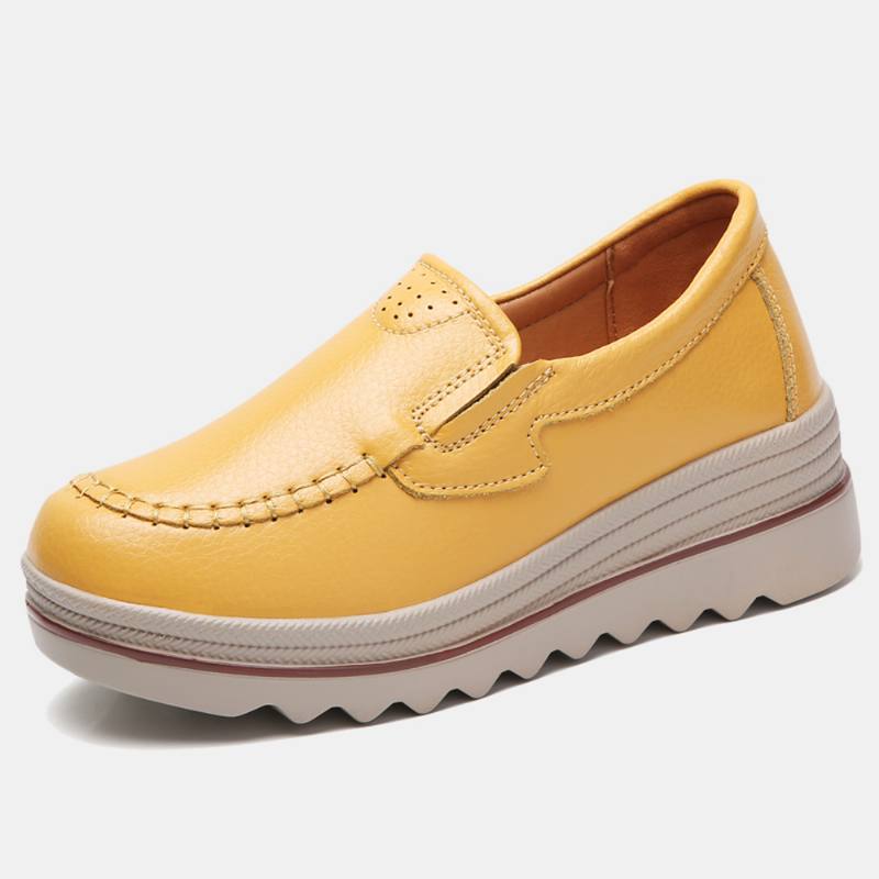 Naisten Ompelualusta Pyöreä Toe Slip On Loafers