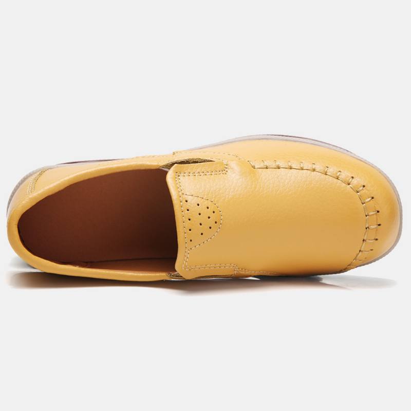 Naisten Ompelualusta Pyöreä Toe Slip On Loafers