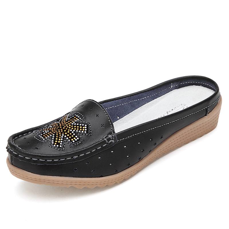 Rento Hollow Out Slip On Litteät Loaferit Naisille