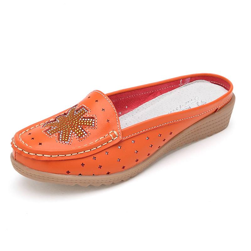 Rento Hollow Out Slip On Litteät Loaferit Naisille