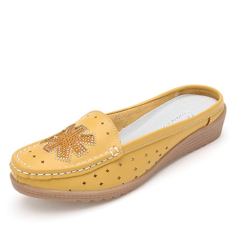 Rento Hollow Out Slip On Litteät Loaferit Naisille