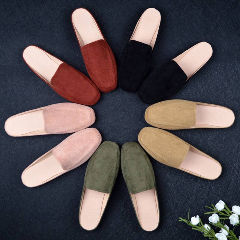 Suurikokoiset Pure Color Kevyet Rento Litteät Loaferit