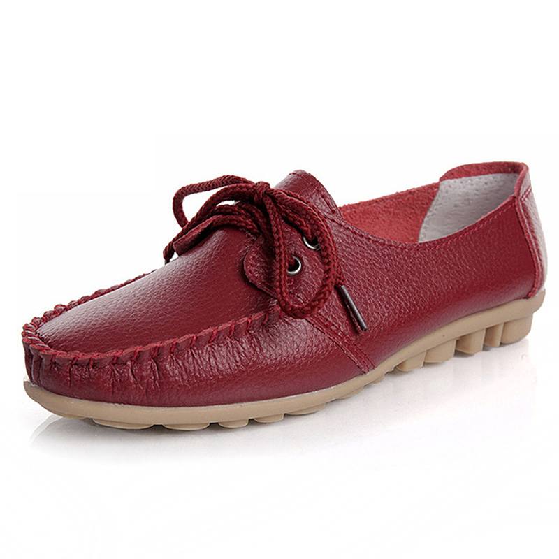 Uudet Trendikäs Rento Flat Heel Kengät Bow Knot Pyöreä Toe Slip Candy Color Loafer Kengät