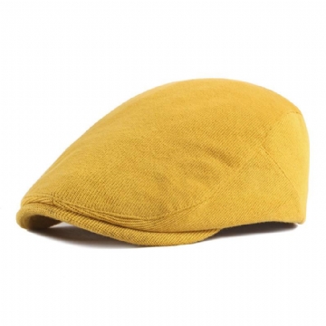 Candy Color Beret Ladies Outdoor Leisure Cap