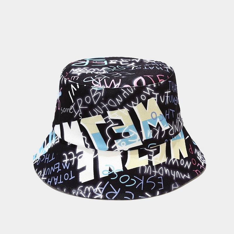 Creative Graffiti Alphabet Fisherman Hat