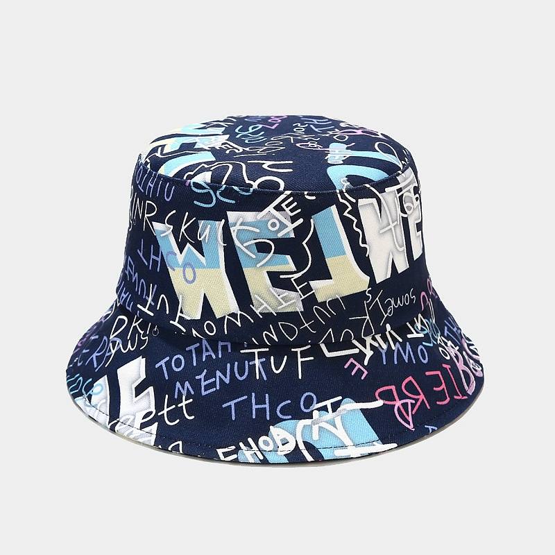 Creative Graffiti Alphabet Fisherman Hat