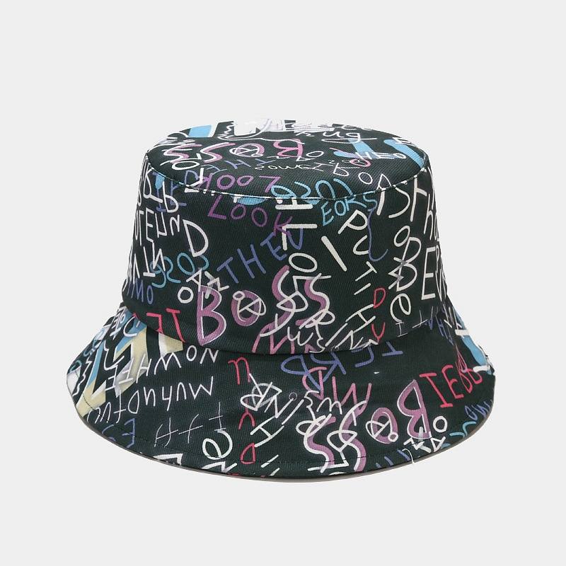 Creative Graffiti Alphabet Fisherman Hat