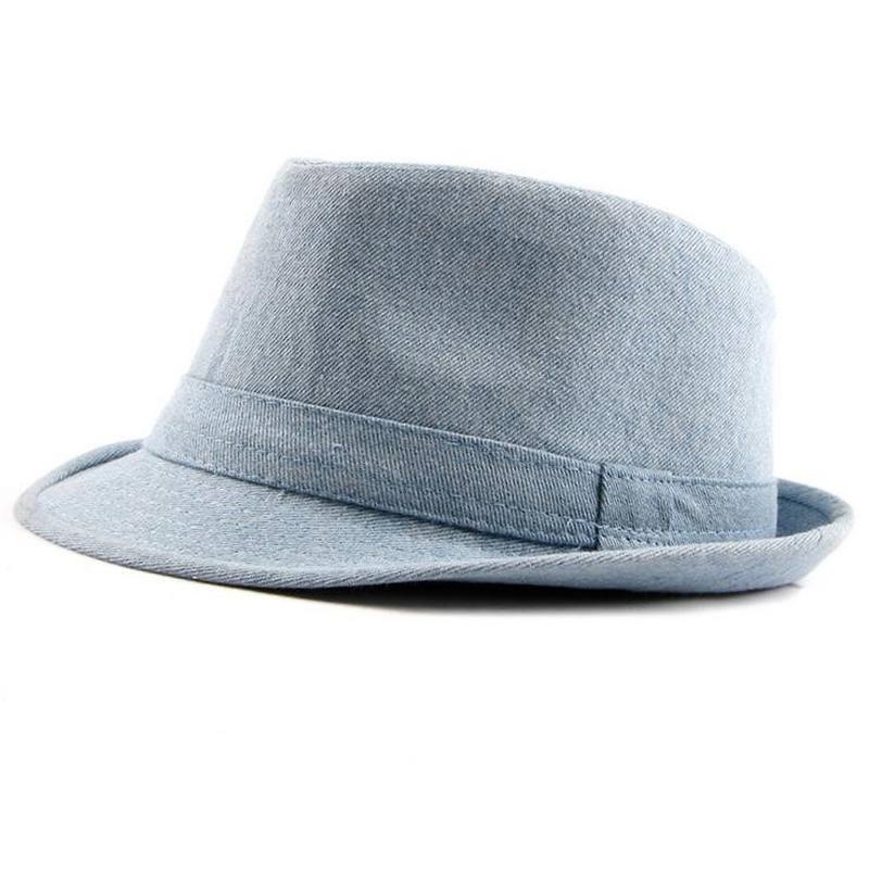 Denim Light Board British Style Jazz Hat