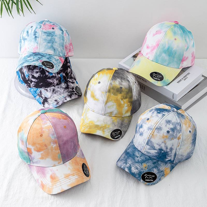 Gradientti Värikäs Outdoor Trend Tie-dye Cap