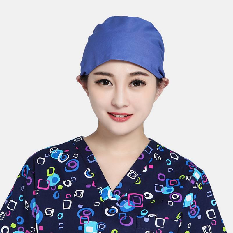 Kirurginen Cap Beauty Strap Yksivärinen Kosmetologi Hat Scrub Caps