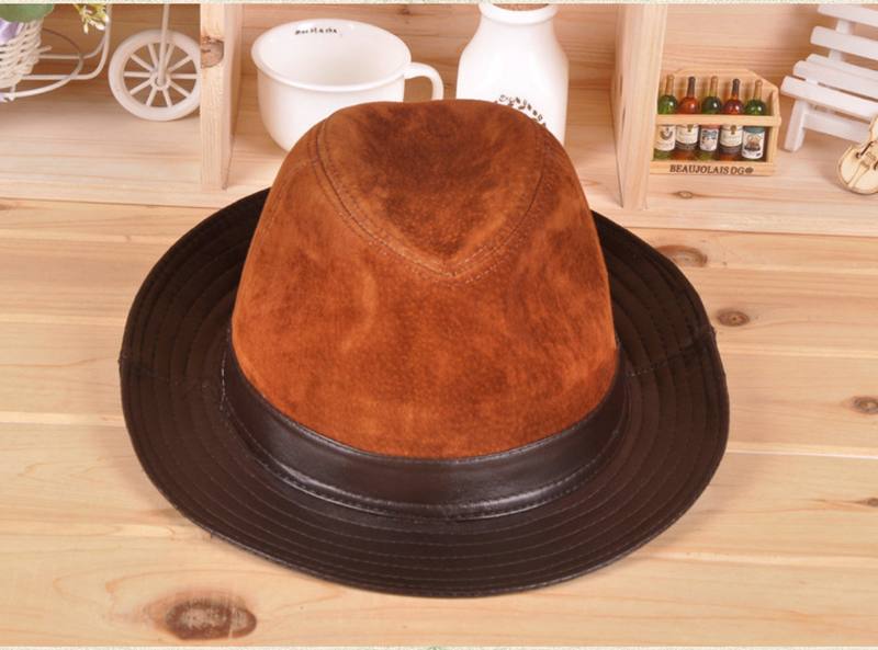 Lampaannahka Big Brim Hat Nahka Top