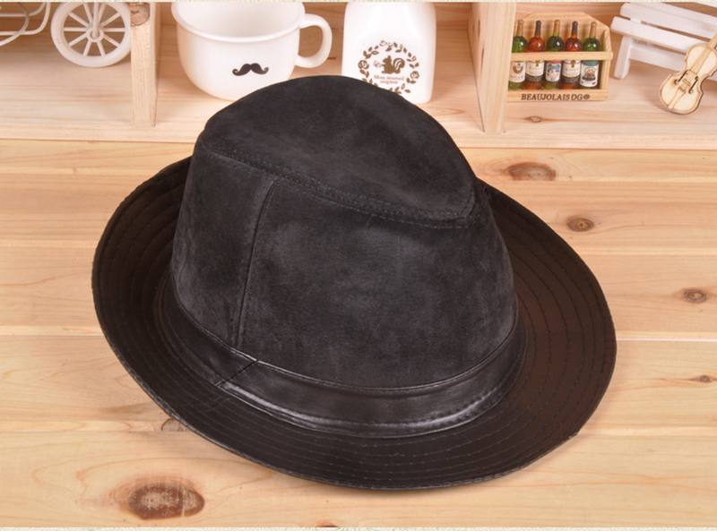 Lampaannahka Big Brim Hat Nahka Top