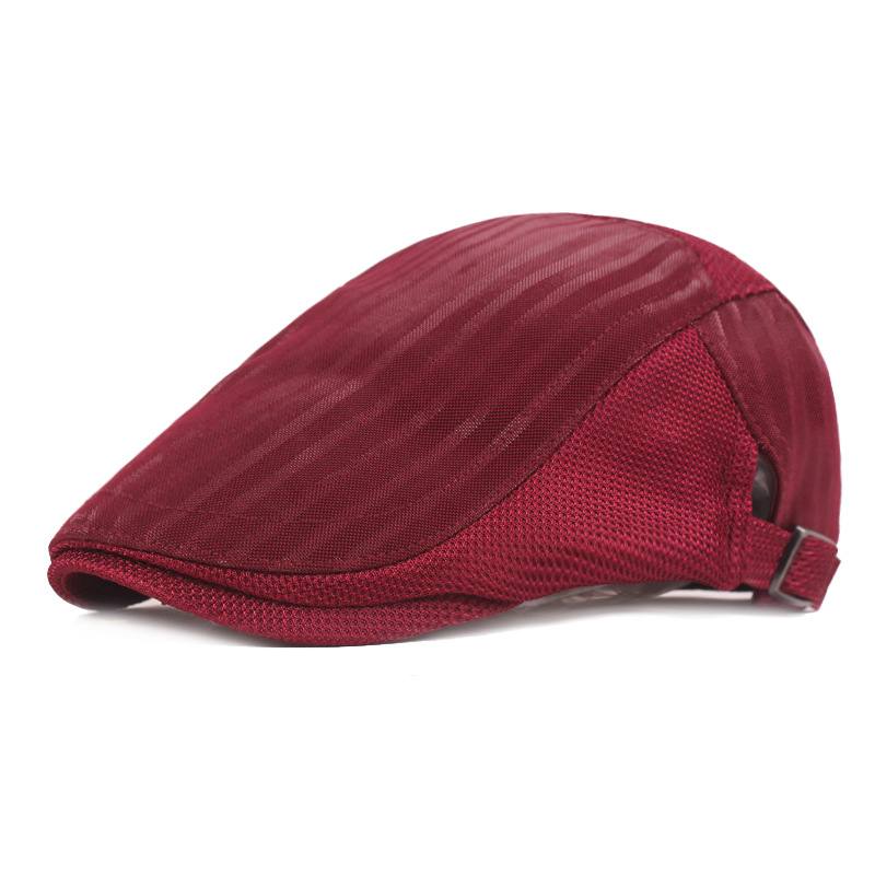 Lippalakki Miehille Ventilation Mesh Huppu Nuorten Stripe Forward Hat Naisten Aurinkosuojabaretti