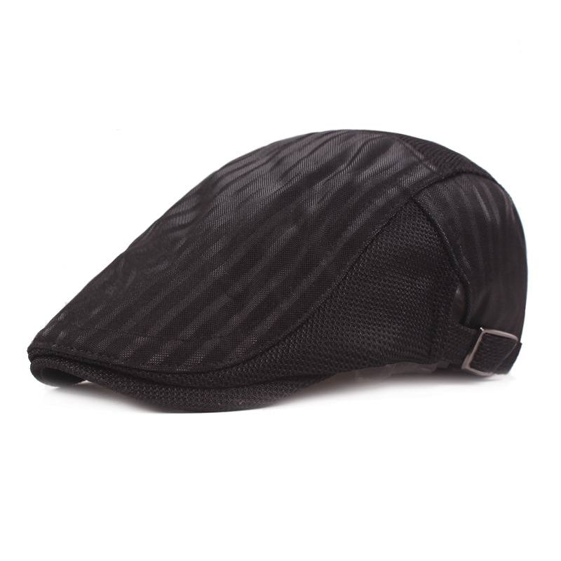 Lippalakki Miehille Ventilation Mesh Huppu Nuorten Stripe Forward Hat Naisten Aurinkosuojabaretti